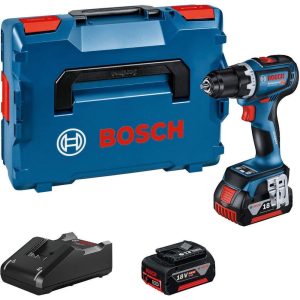 BOSCH GSR 18V-90 C Aku bušilica 2x5,0Ah+L-BOX