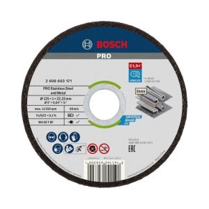 Rezna ploča metal PRO 125x1mm WA60T BF 10/1