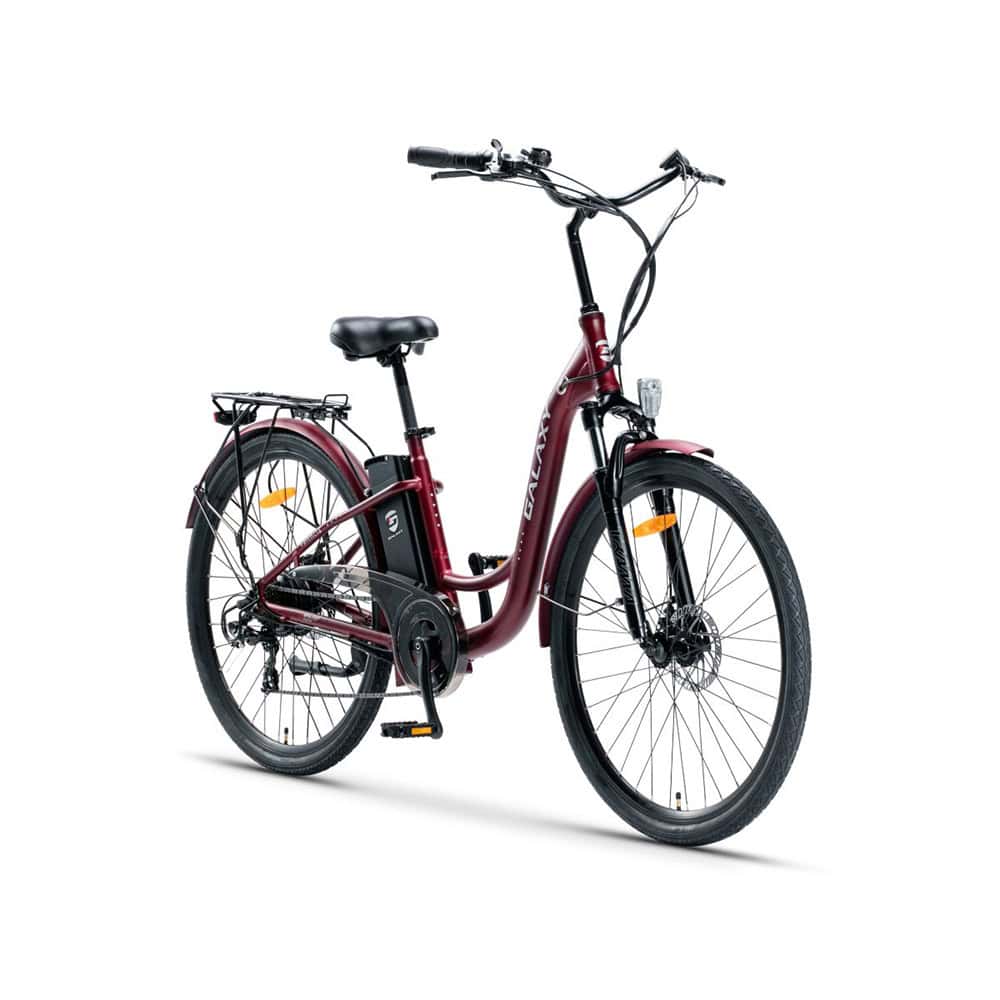 Električni bicikl ALU VALENCIA 28" Li-ion Bordo 36V/10.4Ah