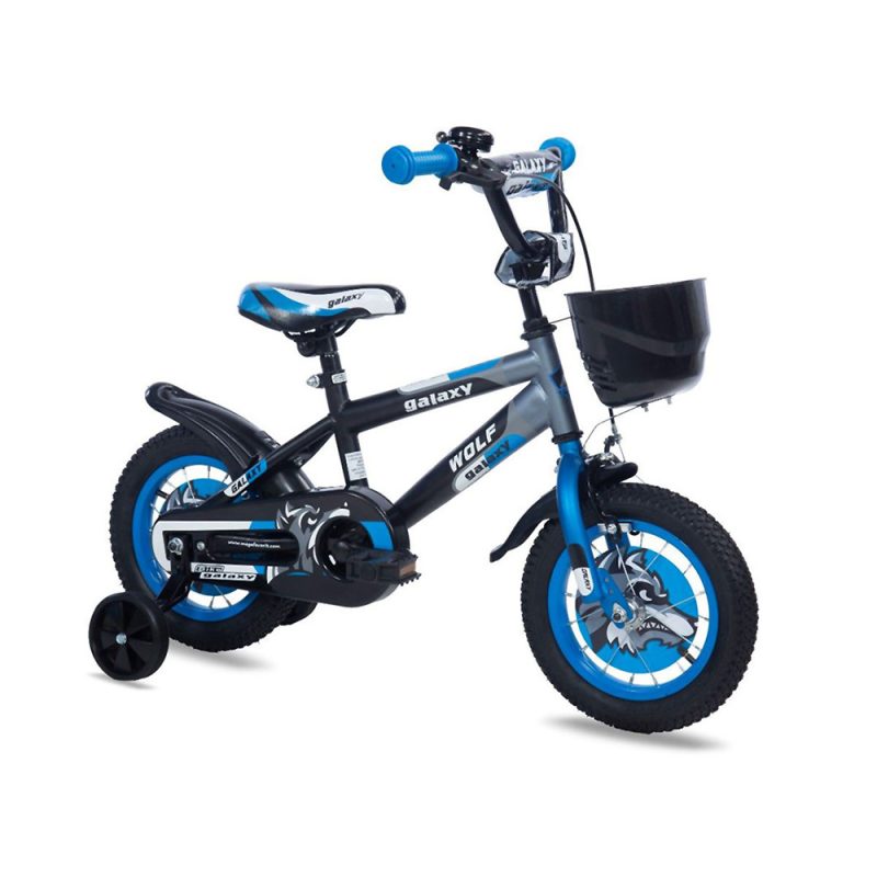 Bicikli WOLF Galaxy 12" cra/siva/plava
